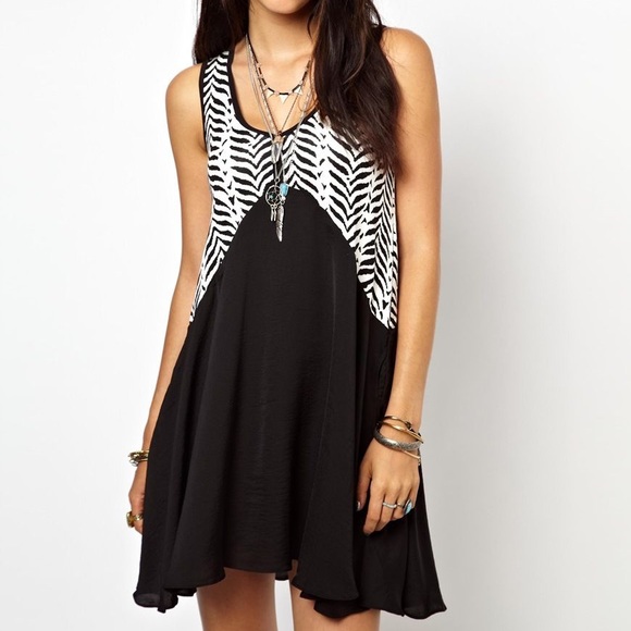 Free People Dresses & Skirts - NWT Free People Zebra Print Dress XS